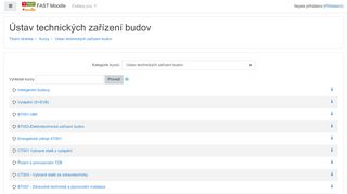 
                            6. FAST Moodle: Ústav technických zařízení budov