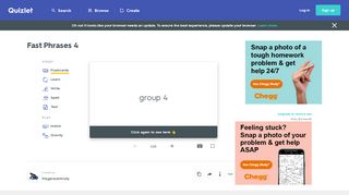 
                            13. Fast Phrases 4 Flashcards | Quizlet