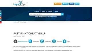 
                            13. FAST POINT CREATIVE LLP - Company, directors and contact details ...