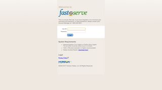 
                            1. Fast Serve Web - Login - Horizon Hobby