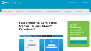 
                            6. Fast Signup vs. Considered Signup – A SaaS Growth ...