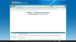 
                            5. Fast to start, slow to login - Windows 7 Help Forums