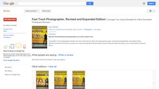 
                            11. Fast Track Photographer, Revised and Expanded Edition: ...