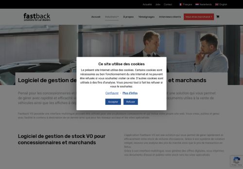 
                            5. Fastback, logiciel de gestion des ventes VO facile d'utilisation