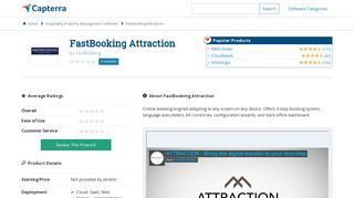 
                            13. FastBooking Attraction Reviews and Pricing - 2019 - Capterra