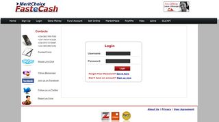 
                            9. FasteCash: Online Transaction Made Easy! - Login