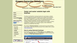 
                            1. Faster and easier website login with KeePass