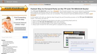 
                            7. Fastest Way to Forward Ports on the TP-Link TD-W8151N Router