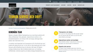 
                            5. Fastighetsservice | Teknisk service och drift | Newsec