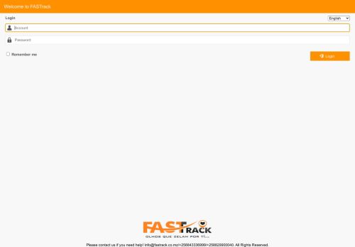 
                            12. FASTrack GPS Platform - Login - Login