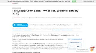 
                            9. FastSupport.com Scam – What Is It? - SensorsTechForum.com