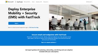 
                            7. FastTrack for Enterprise Mobility + Security (EMS) - Microsoft