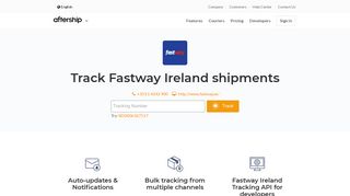 
                            6. Fastway Ireland Tracking - AfterShip