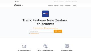 
                            10. Fastway New Zealand Tracking - AfterShip