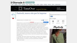 
                            11. Fastweb, nuovo sito per le imprese - Il Giornale