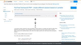 
                            11. Fat Free framework PHP - create different session based on ...