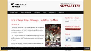 
                            9. Fate of Konor Global Campaign: The Fate of the Many – Warhammer ...