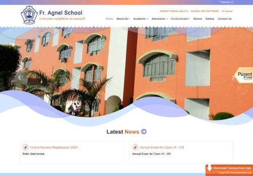 
                            9. Father Agnel School Noida