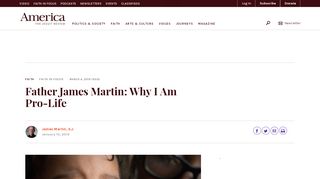 
                            13. Father James Martin: Why I Am Pro-Life | America Magazine