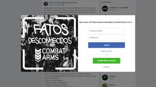 
                            8. Fatos Desconhecidos Combat Arms - Facebook