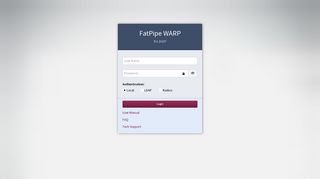 
                            6. FatPipe WARP | Log in