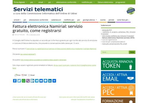 
                            12. Fattura elettronica Namirial: servizio gratuito, come registrarsi – Servizi ...