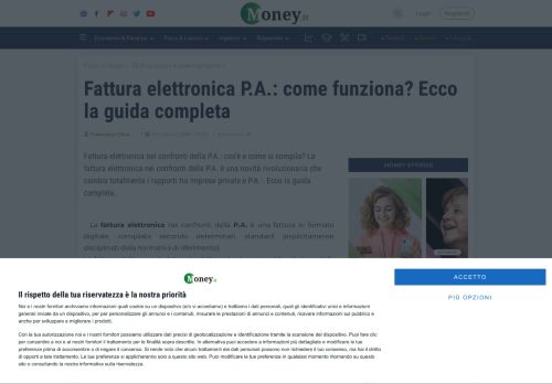 
                            11. Fattura elettronica PA: come funziona? Ecco la guida ... - Money.it