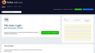
                            5. FAU Auto-Login – Consigue esta extensión para ? Firefox (es)