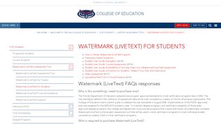 
                            13. FAU | Watermark (LiveText) for Students