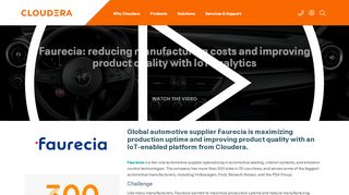 
                            12. Faurecia | Customer Success | Cloudera