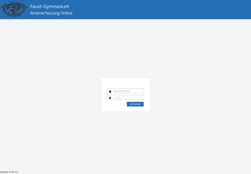 
                            2. Faust-Gymnasium Notenerfassung Online Anmelden Version 2.6.140