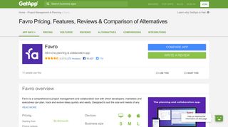 
                            11. Favro Pricing, Features, Reviews & Comparison of Alternatives ...