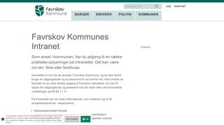 
                            1. Favrskov Kommunes Intranet | Favrskov Kommune