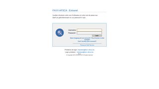 
                            7. FAVV-AFSCA : Extranet Veuillez introduire votre nom d'utilisateur et ...