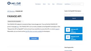 
                            9. FAXAGE API (Overview, Documentation & Alternatives) | RapidAPI