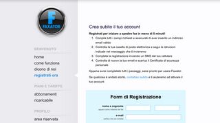 
                            5. Faxator.com • Il tuo Fax Virtuale via Internet Abbonati -