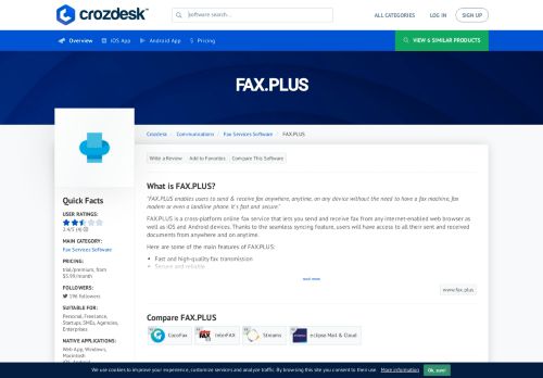 
                            13. FAX.PLUS Reviews, Pricing and Alternatives | Crozdesk