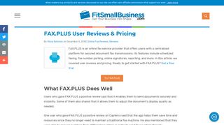 
                            9. FAX.PLUS User Reviews & Pricing - Fit Small Business