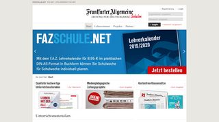 
                            8. F.A.Z. Schulportal - Start