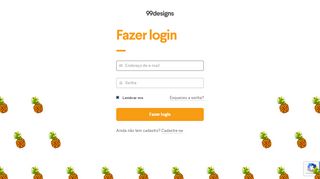 
                            5. Fazer login | 99designs