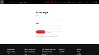 
                            1. Fazer login | Last.fm