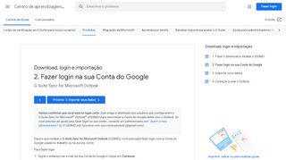 
                            4. Fazer login na sua Conta do Google - Ajuda do G Suite