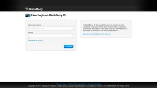 
                            12. Fazer login no BlackBerry ID
