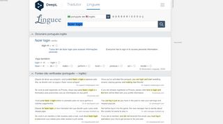 
                            7. fazer login - Tradução em inglês – Linguee