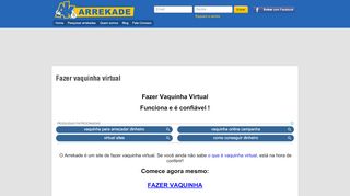 
                            7. Fazer vaquinha virtual - Arrekade