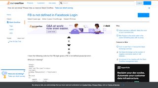 
                            7. FB is not defined in Facebook Login - Stack Overflow