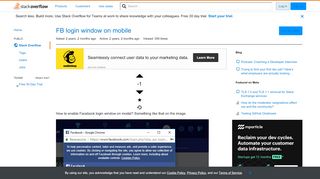 
                            5. FB login window on mobile - Stack Overflow