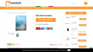 
                            7. ▷ FBA Seller Academy ? • 2019 • Alle Infos, Kosten & Erfahrungen