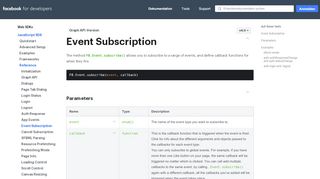 
                            9. FB.Event.subscribe - Facebook for Developers