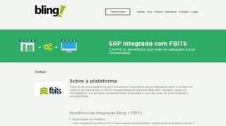 
                            9. FBITS integrado ao Sistema de Gestão Bling